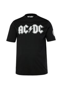 BAND SHORT SLEEVE UP TO - Camiseta estampada - black