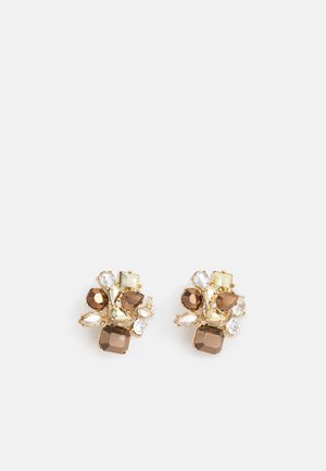 MALAMOCCO - Earrings - dorado/golden shadow/plum