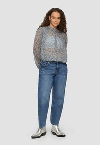 QS Bluse - anthrazit