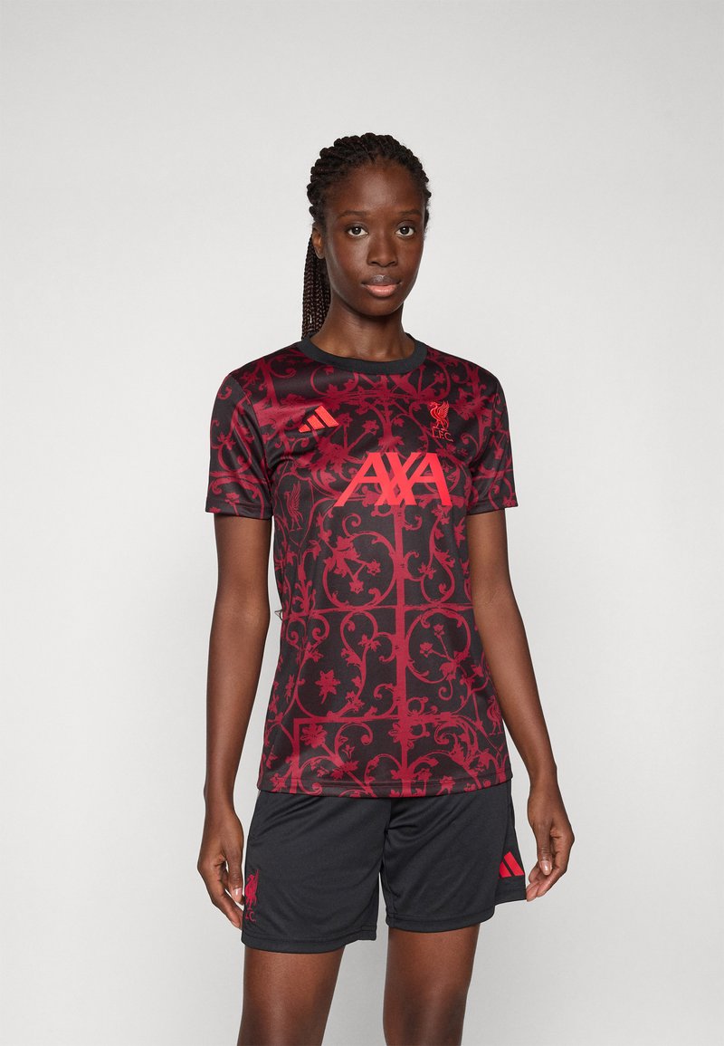 adidas Performance LIVERPOOL FC - Klubiriided - black/pure ruby