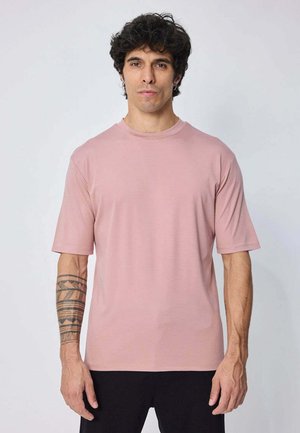 UNI COL ROND - T-shirt basique - rose