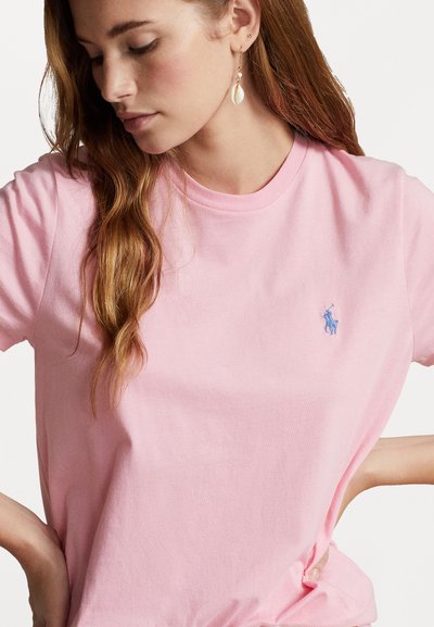 Polo Ralph Lauren COTTON JERSEY CREWNECK T-SHIRT - Pamata T-krekls - course pink