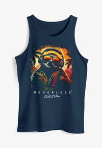 Neverless T-shirt pour homme avec imprimé « Musik DJ Chill Faultier Neverless T-shirt pour homme avec imprimé « Musik DJ Chill Faultier