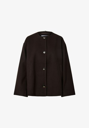 Pieces, JACKET PCAGNES SHORT - Veste légère - ganache