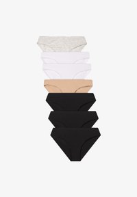 Non selezionato, 3x Black, 2x White, 1x Light Grey, 1x Nude