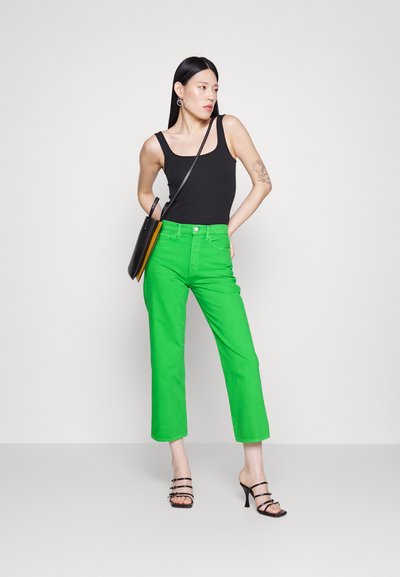 FRAME LE JANE CROP - Straight leg jeans - peridot