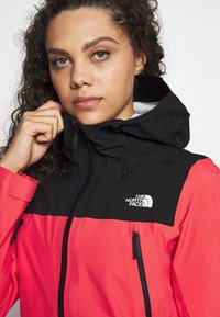 The North Face Womens Tente Jacket Hardshelljacke Cayenne Red Black Koralle Zalando De
