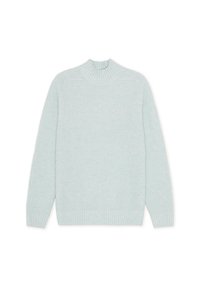 GRADY WAFFLE MOCKNECK - Πουλόβερ - gray dawn blue