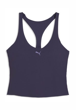 W SHAPELUXE RACERBACK - Felső - deep plum