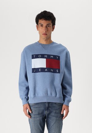 FLAG CREW - Sweatshirt - colorado blue heather