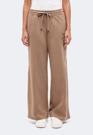 Hollister Co., BAGGY SELF LOGO LENTIL - Долнище на анцуг - lentil