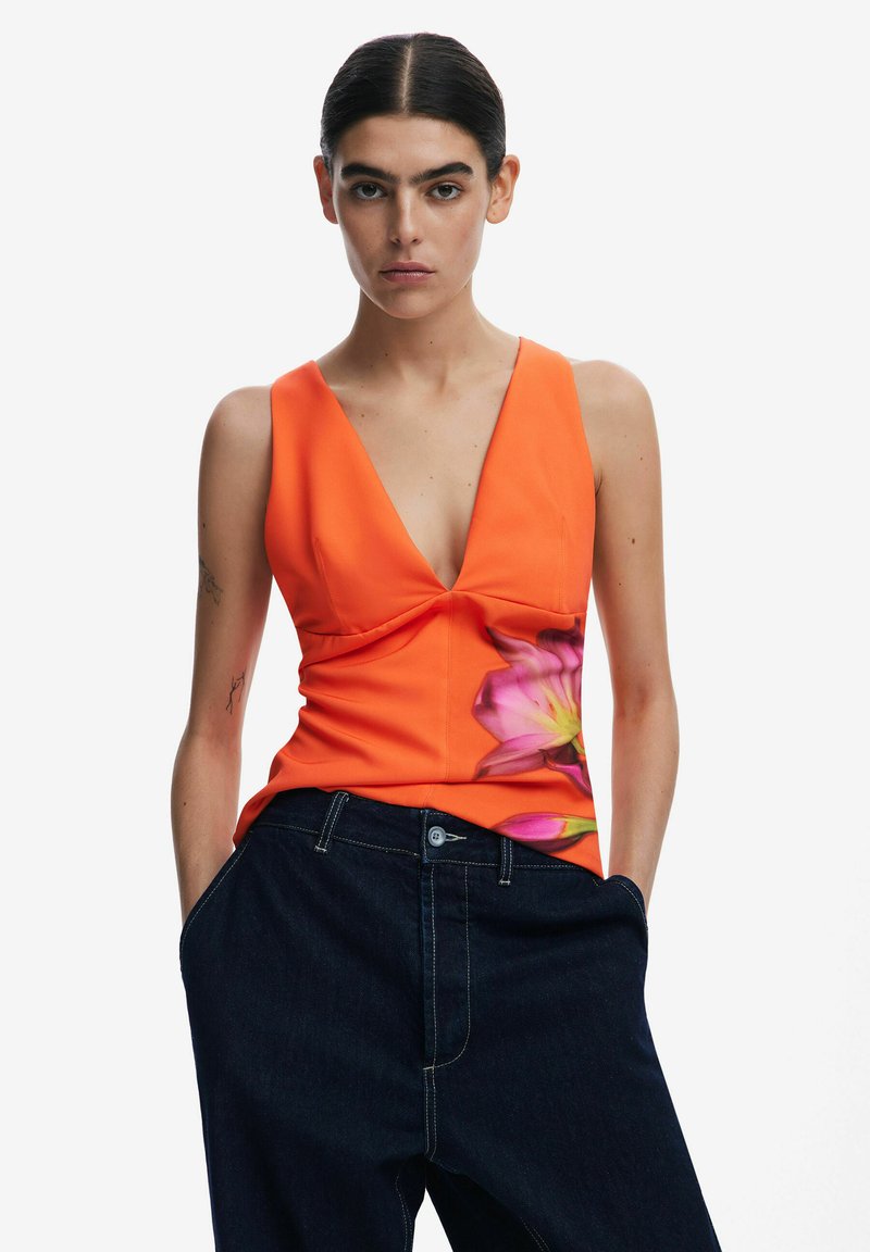Desigual - Blouse - orange, Enlarge