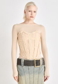 Jaded London BONED CORSET - Palaidinė - nude