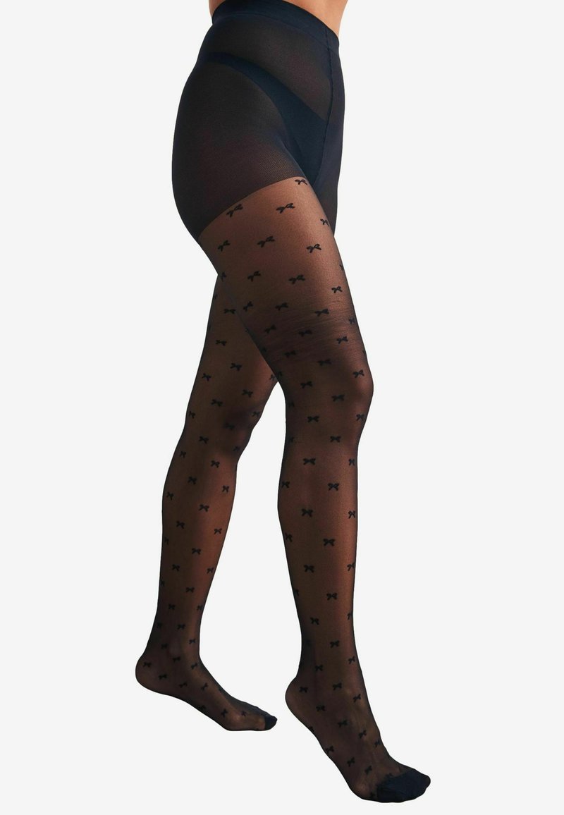 Next PATTERN - Strumpfhose - black bows