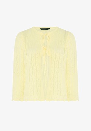 Yours Clothing, PLUS SIZE CARDIGANS. - Cardigan - lemon
