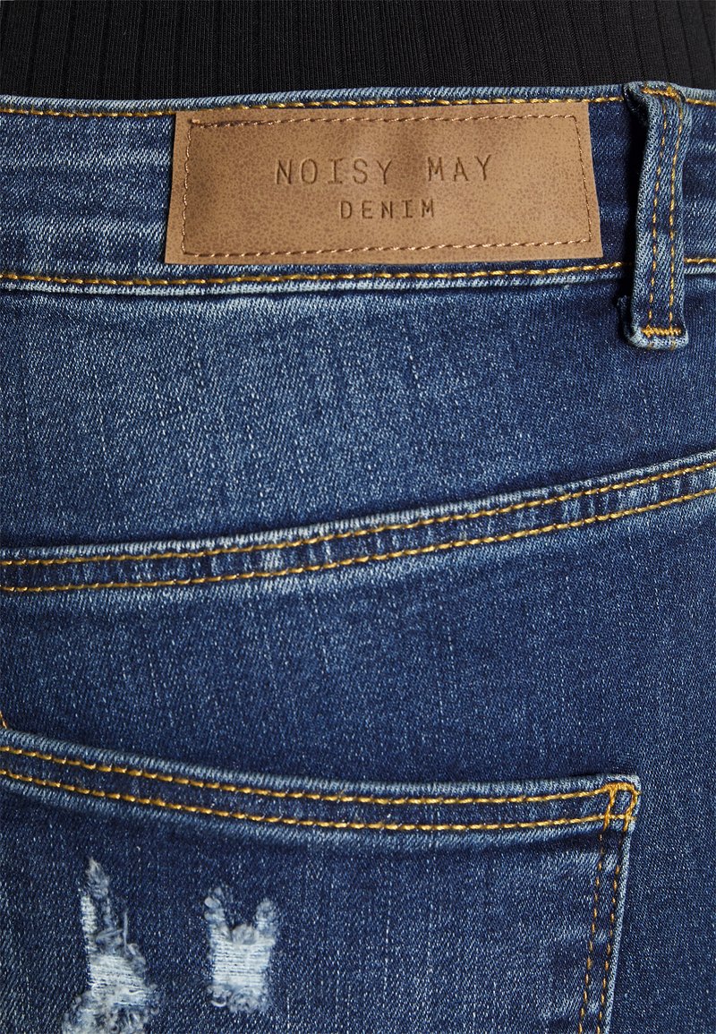 Damen Skinny | Noisy May Petite NMCALLIE DESTROY Jeans Skinny Fit medium blue denim/blue denim - XS71170 Damen Skinny | Noisy May Petite NMCALLIE DESTROY Jeans Skinny Fit medium blue denim/blue denim - XS71170