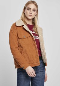 Urban Classics Curvy Viegla jaka - toffee/beige