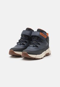 Geox Botines con cordones - dark blue