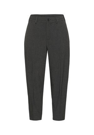 Kaffe Curve, KCRIELLA PANTS - Pantalon classique - dark grey melange