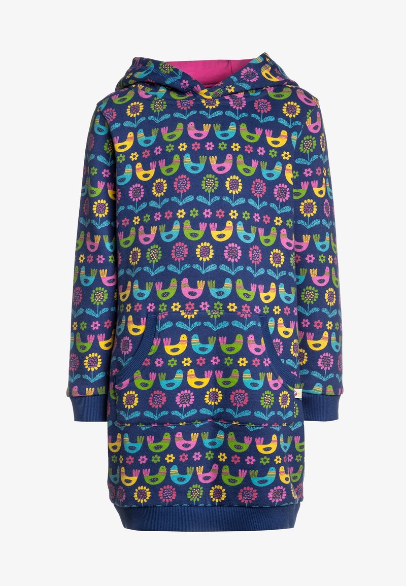 Frugi HARRIET HOODY DRESS - Vapaa-ajan mekko - dark blue