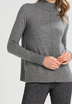 Pullover - mottled dark grey