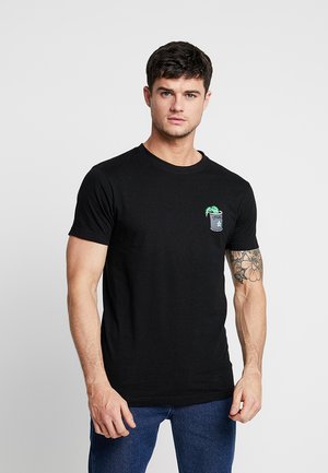 POPEYE STAY STRONG TEE - Nyomott mintás póló - black