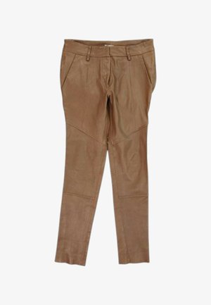 Brunello Cucinelli, Pantalon en cuir - brown