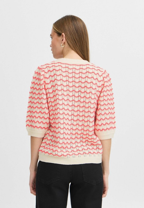 IHARDINA - Cardigan - geranium4