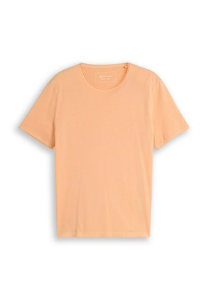 TOM TAILOR DENIM, TOM TAILOR DENIM T-SHIRT T-SHIRT IM USED-LOOK - T-shirts basic - summer peach orange