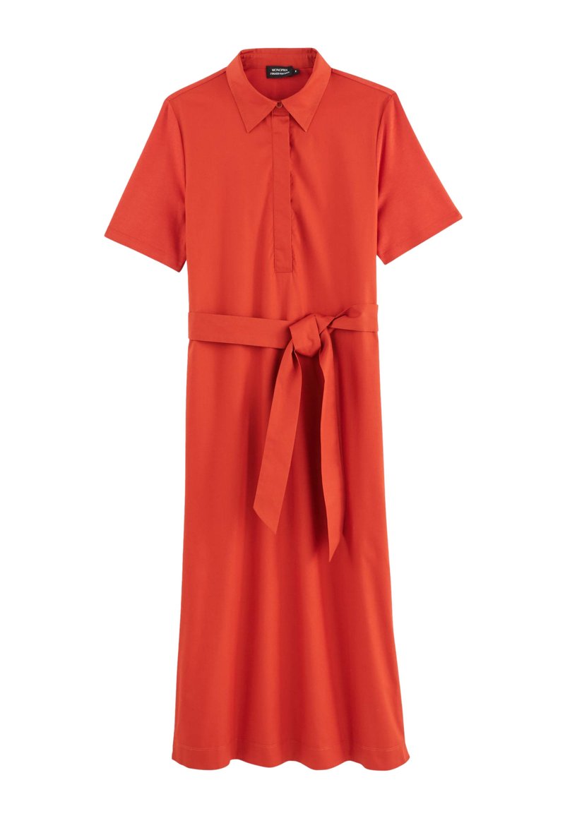 Monoprix Robe en jersey suedois/orange