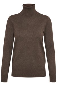 ROLL NECK - Jumper - major brown melange