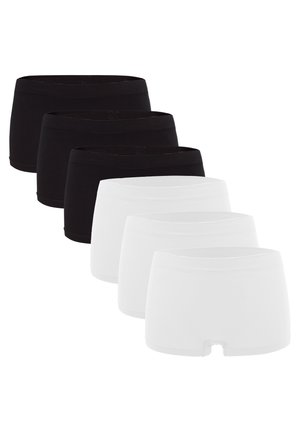 6ER PACK HIPSTER BOXER OHNE SEITLICHE NAHT - Pants - weiß schwarz