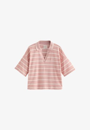 Ilgarankovis viršutinės dalies drabužis - pink stripe