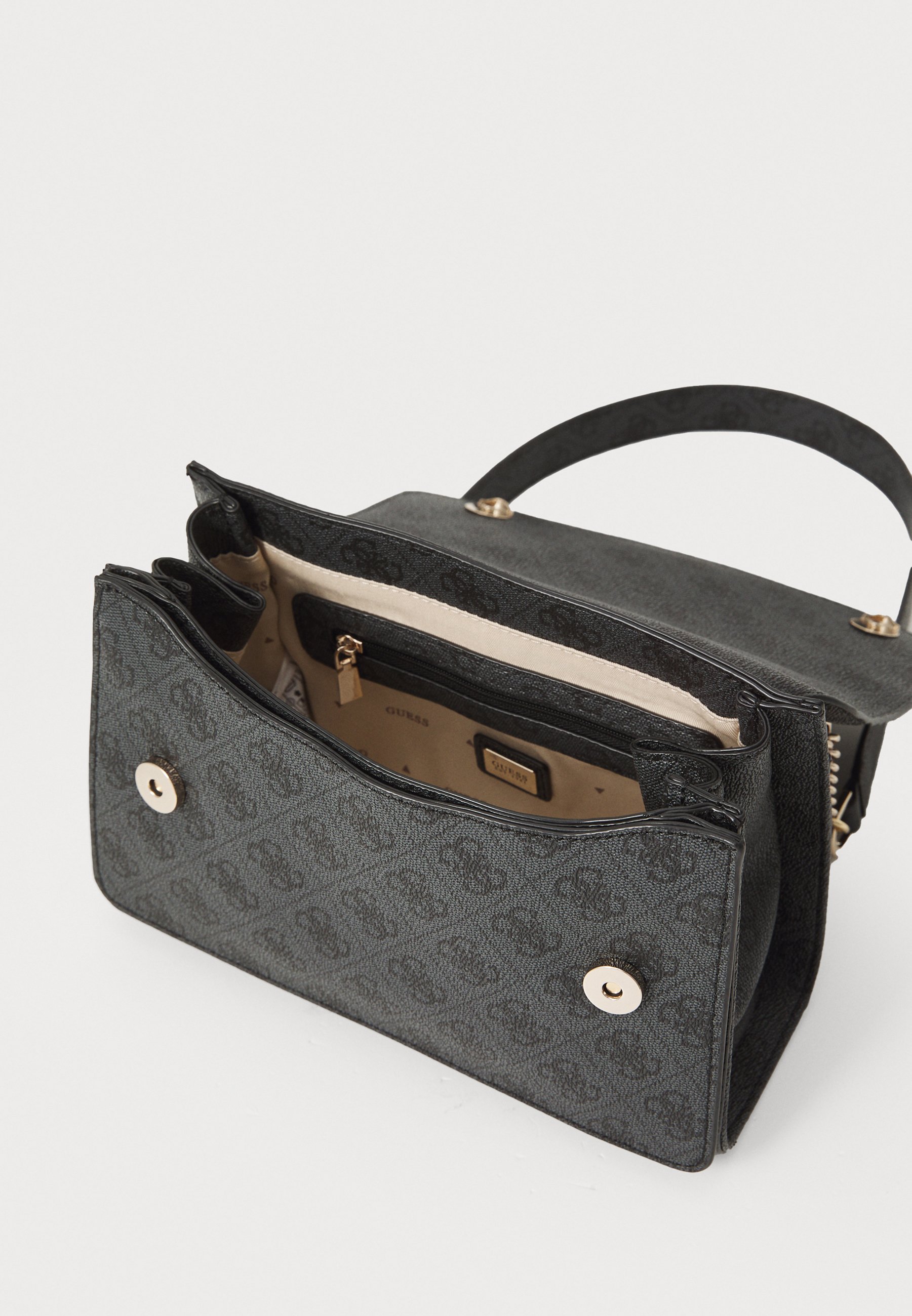 Guess CALISTA CONVERTIBLE XBODY FLAP - Geantă crossbody - coal/gri