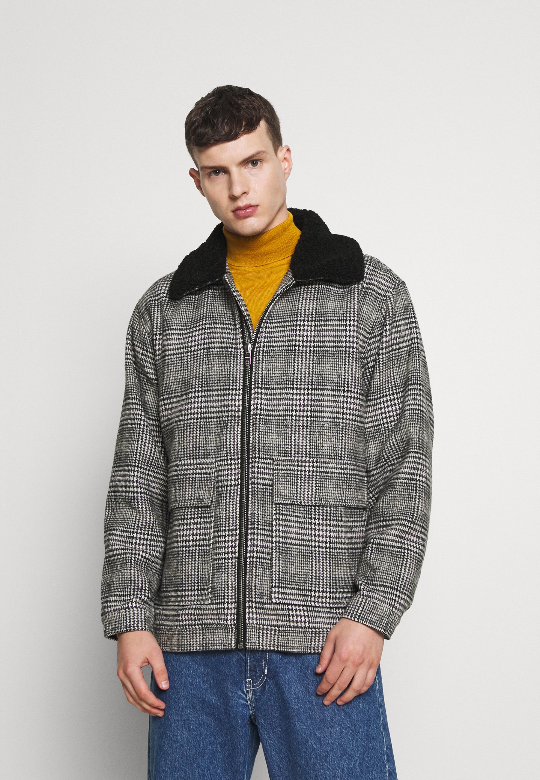 Mennace HENNESSEY BORG COLLAR JACKET 