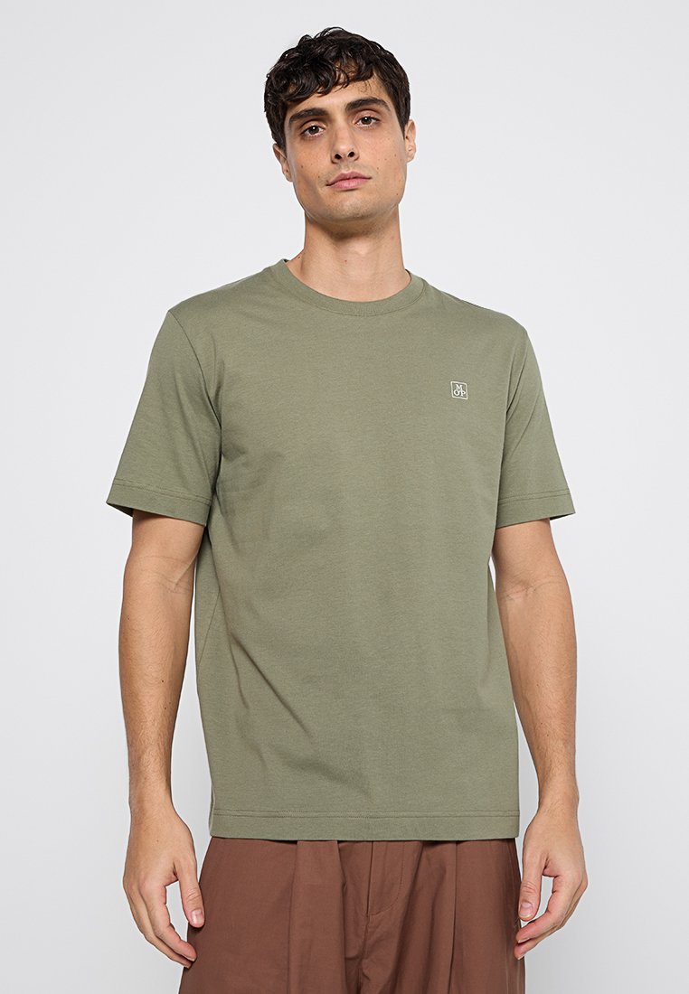 Marc O’Polo T-shirt basic olijfgroen