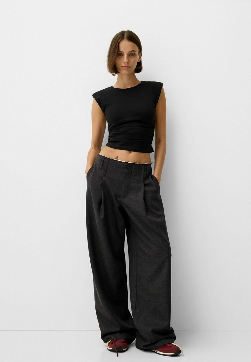 Bershka Broek grijs