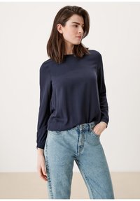 s.Oliver MIT RIPPBÜNDCHEN - Bluzka