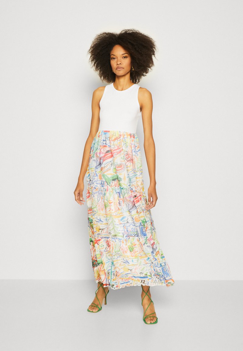 Desigual VEST QUATRO Maxi dress white Zalando.co.uk