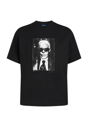 Karl Lagerfeld Jeans, KLJ REG KARL KAMEO TEE - T-shirt imprimé - black