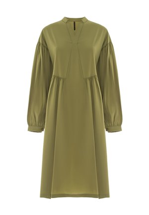 MIDI WITH LONG SLEEVES - Robe de jour - green