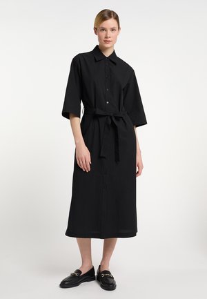 DreiMaster IRIDIA - Rochie tip cămașă - schwarz