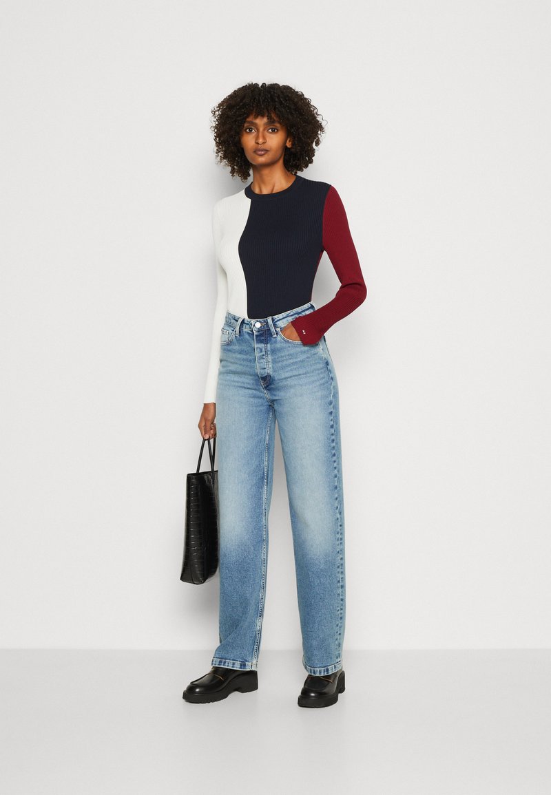 colour block tommy hilfiger jumper