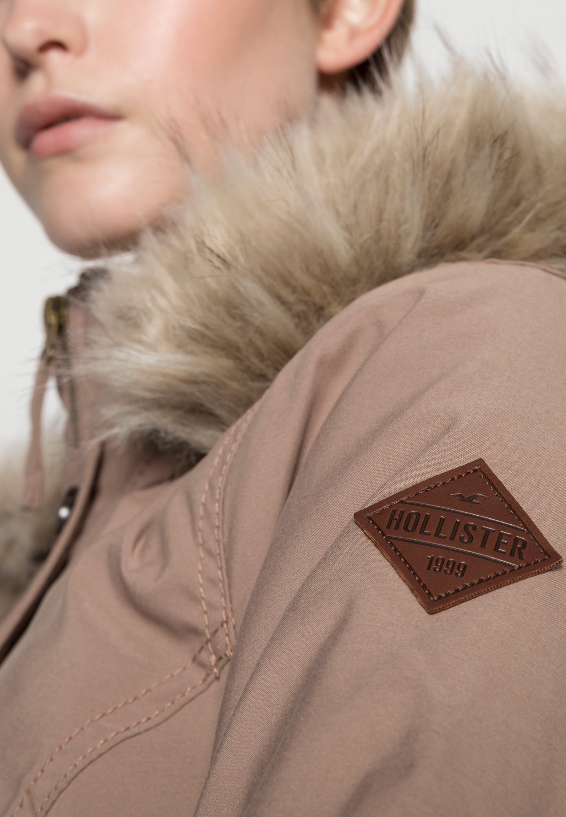 Hollister Co. LINED - Abrigo de invierno - ginger snap/amarillo - Zalando.es