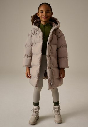 Next KNEE LENGTH WATERPROOF HOODED PADDED - Zimní kabát - mink