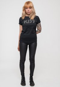 Paradiso Clothing KISS DIAMANTE CLASSIC LOGO - Print T-shirt - black