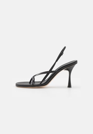 Studio Amelia WISHBONE - Korolliset sandaalit - black