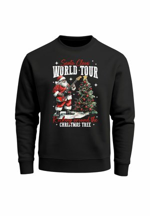 SANTA CLAUS WORLD TOUR WEIHNACHTS - Sweatshirt - schwarz