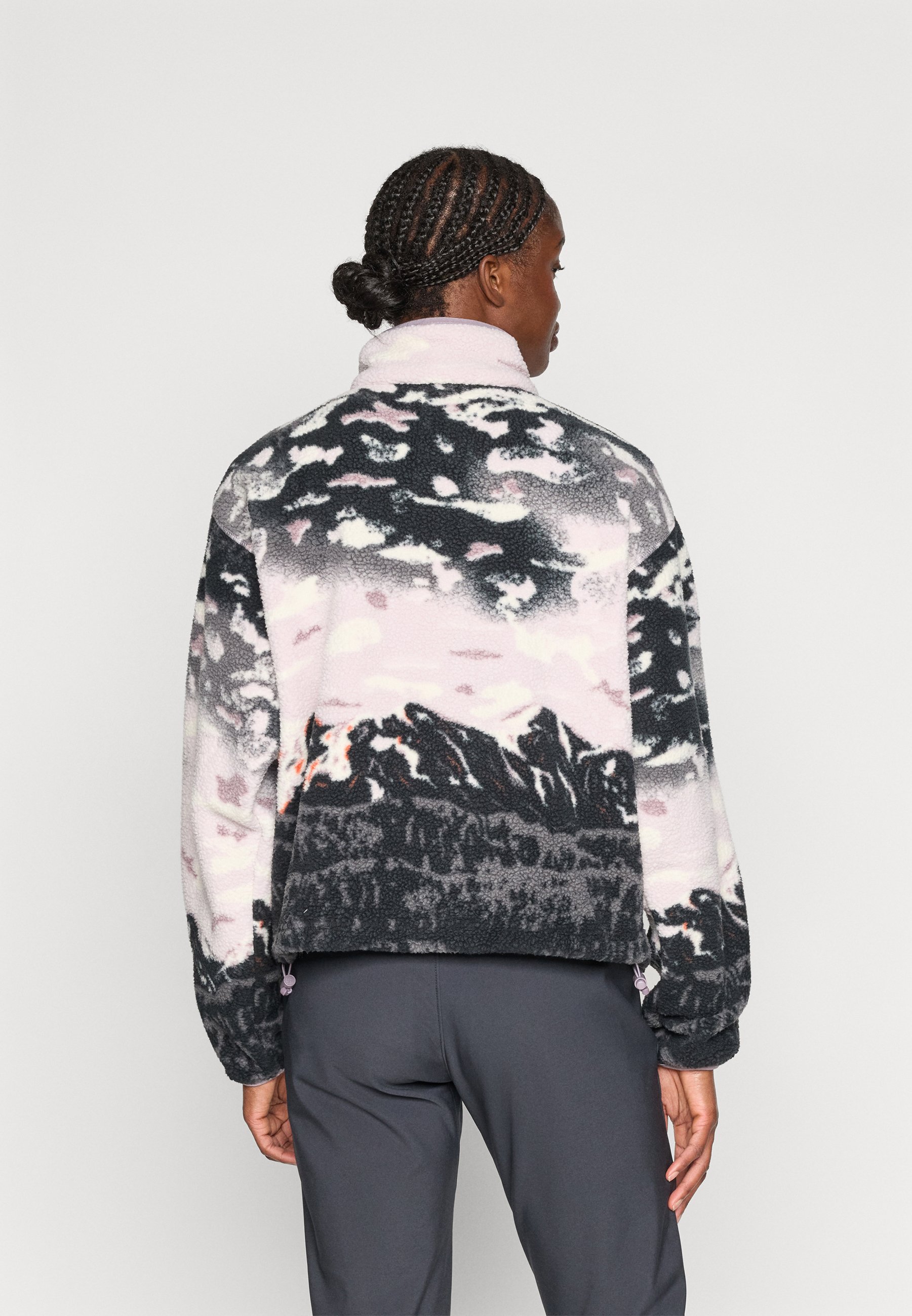 Columbia HELVETIA CROPPED HALF SNAP - Fleece jumper - lila/light