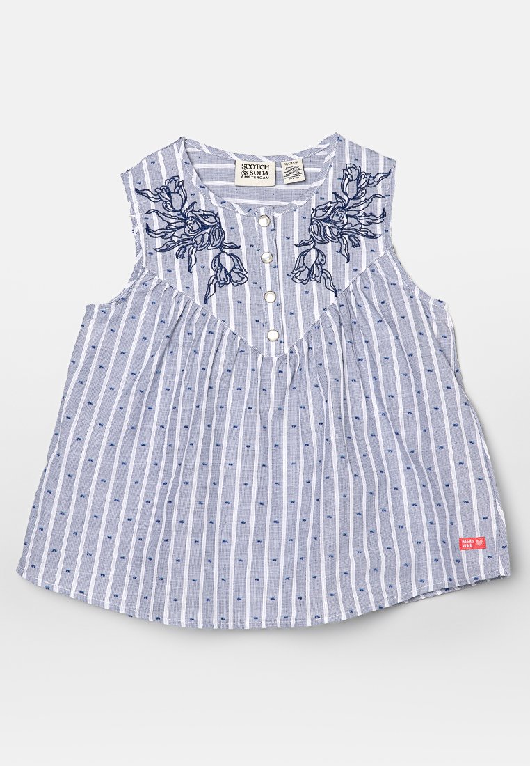 Scotch & Soda Blouse blauw Scotch & Soda Blouse blauw